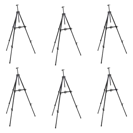 Artists Loft; 6 Pack: Aluminum Travel Easel by Artist's Loft™; Category:Artist Easels; Image:1